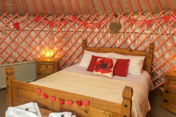 Poppy Yurt is in Perranporth, Cornwall